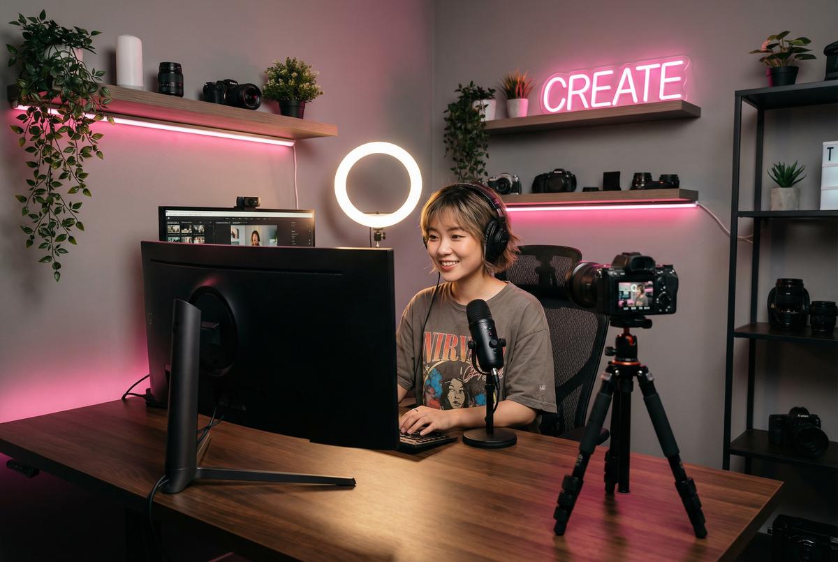 蘑菇视频创作者视频工作室